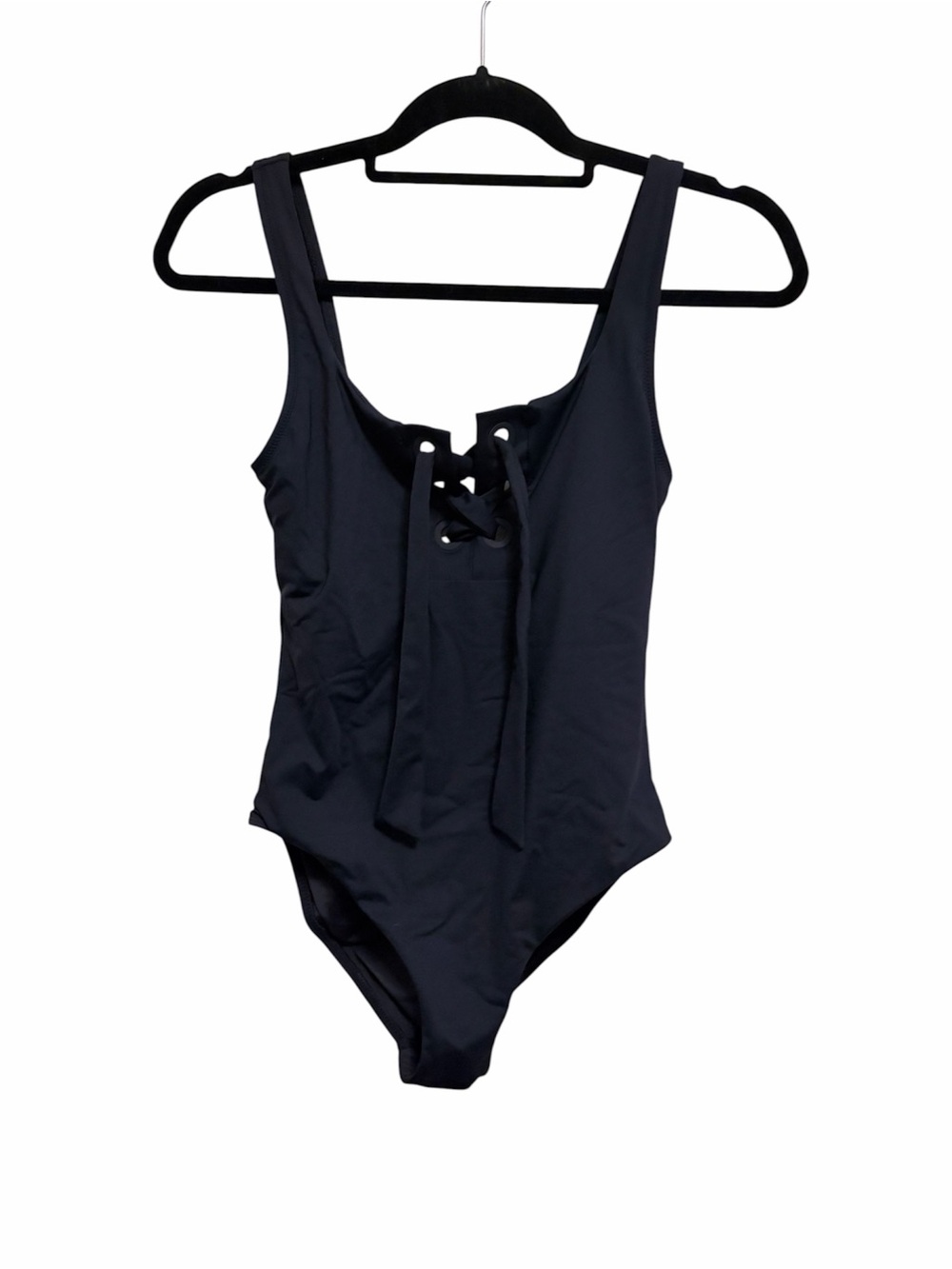 Tommy bahama palm modern lace up one piece swimsuit size 8